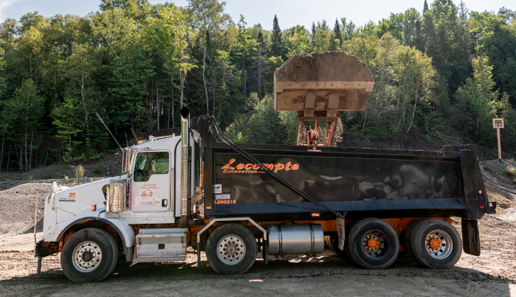 Camion en chargement