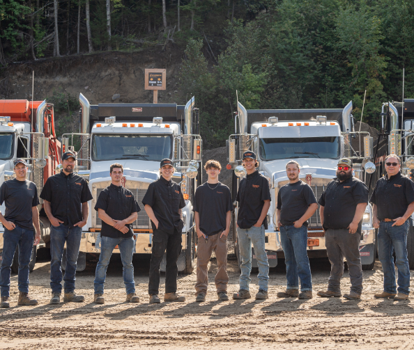 Photo des employes membres de la famille Lecompte