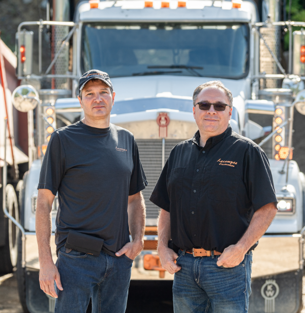 Maxime et Simon Lecompte, les propriétaires