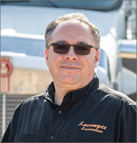 Simon Lecompte, copropriétaire de Lecompte Excavation