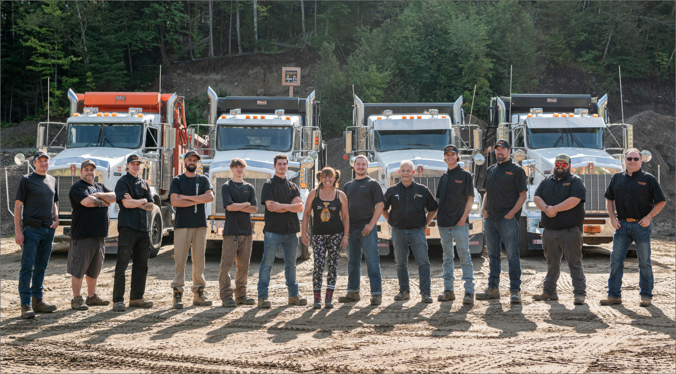 Groupe d'employés de Lecompte Excavation