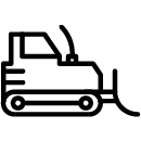 Icône represantant le service excavation pour entrée privée